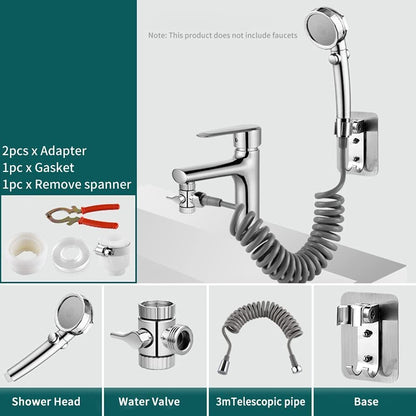 Multi-Function 3-in-1 Handheld Sink Faucet Shower Head