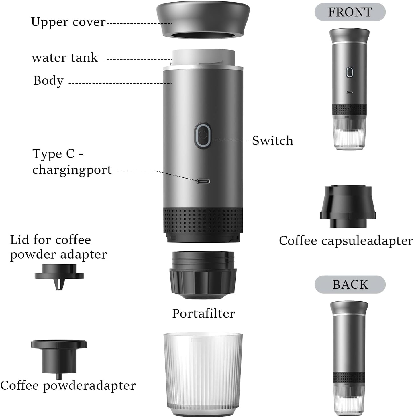 Portable Capsule Coffee Machine