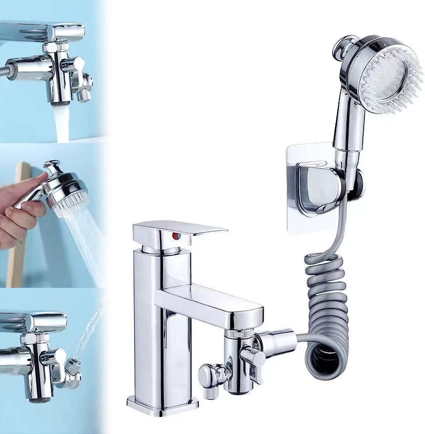 Multi-Function 3-in-1 Handheld Sink Faucet Shower Head