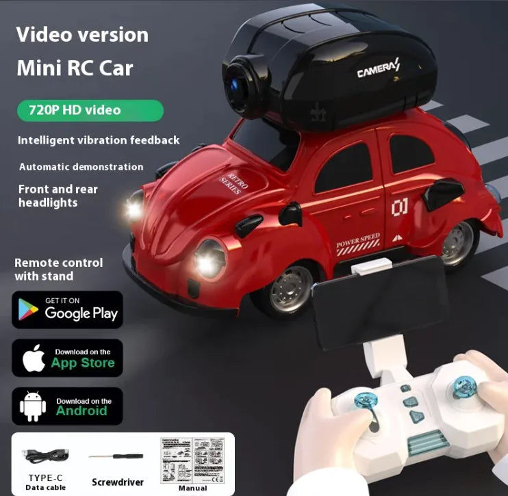 Mini Wireless RC Racing Car with Camera